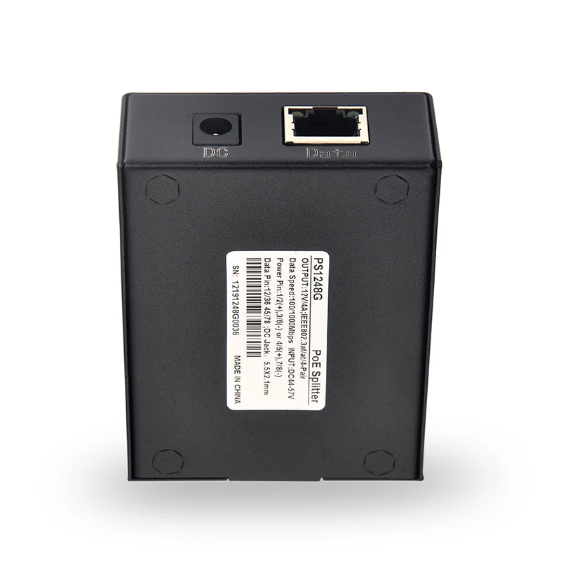 SDaPo New Items PS1248G 12V 4A 48W Gigabit PoE Splitter With High Quality