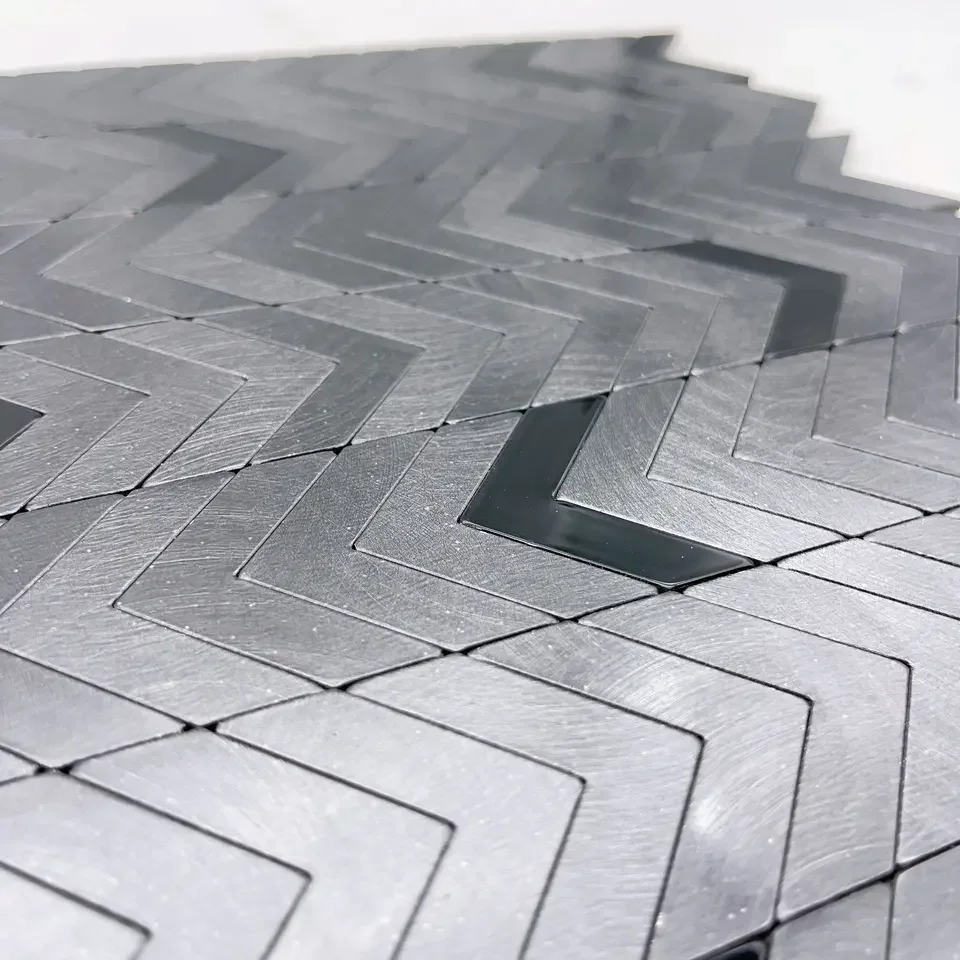 Carrara White Marble Stone Mosaic Herringbone Tiles Carrara Marble for Wall