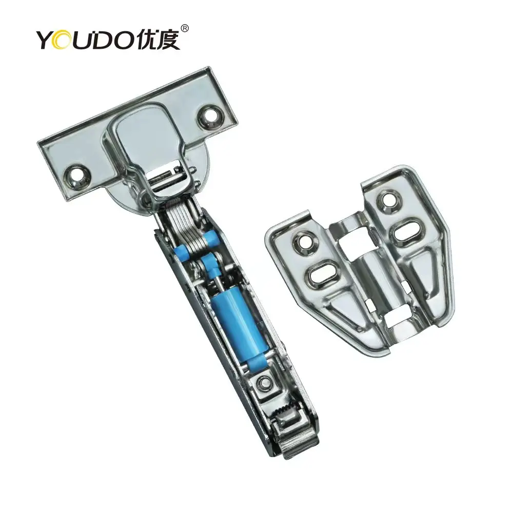 YOUDO Furniture Hardware Cabinet Hinge 304 Stainless Steel Kitchen Cabinet Hydraulic Hinge Kitchen Cabinet Hinge