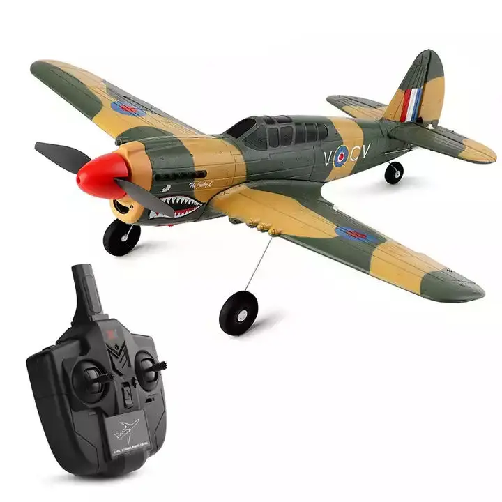 WL A220-P40 2.4GHz 4CH Gyro 3d Rolling Upside Down Stunt Aerobatic Flight Radio Control Fighter Rc Hobby Model Plane