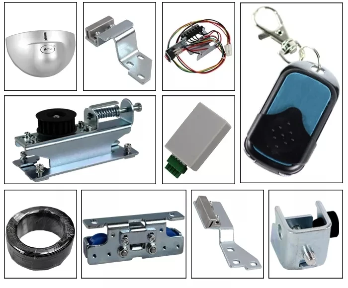 Automatic sliding door motor and control systems
