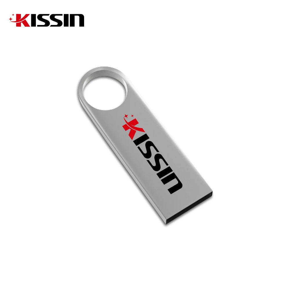 Kissin 100% Original 8GB 16GB 32GB 128GB Wholesale Custom Flash Drive cle USB Key USB 2.0/3.0 Memory Sticks Pen Drive Pendrive