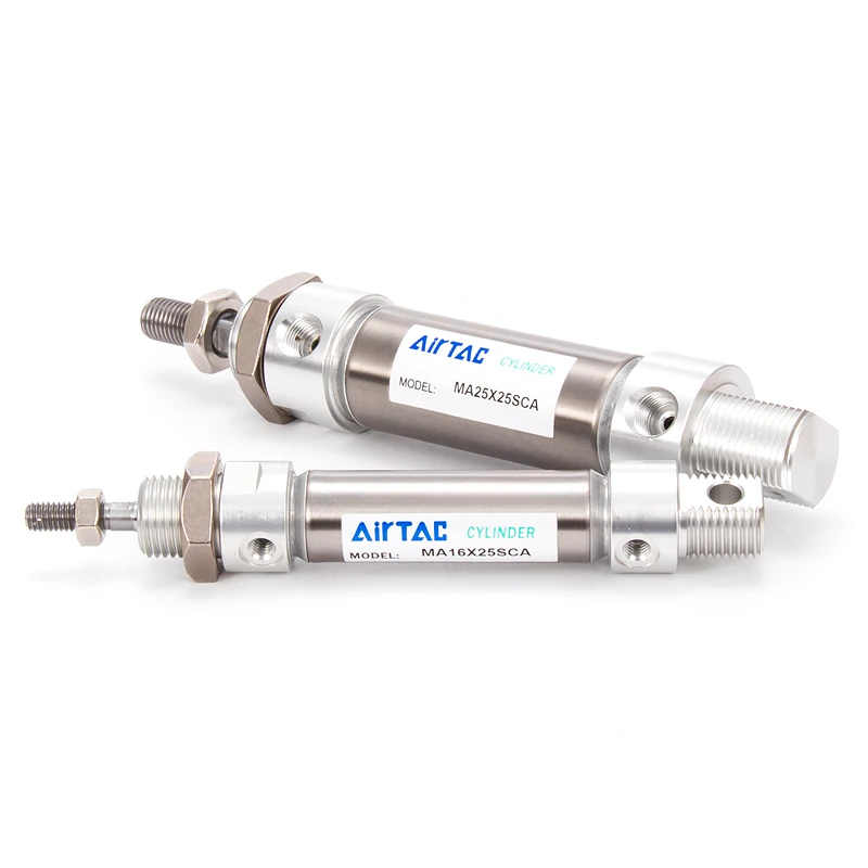 AIRTAC cylinder MA20SCA Stainless Steel Mini Pen Small Air Pneumatic compact pneumatic air cylinders pneumatic double acting