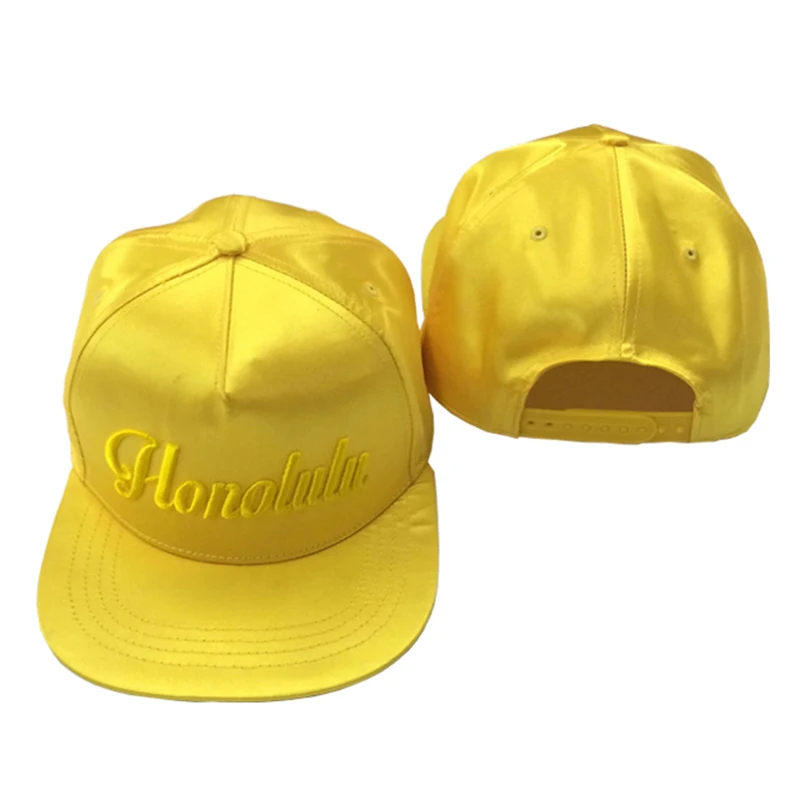 Custom Logo Snapback Hats from Classic Satin Fruit Patterned Caps with Common Fabric Feature