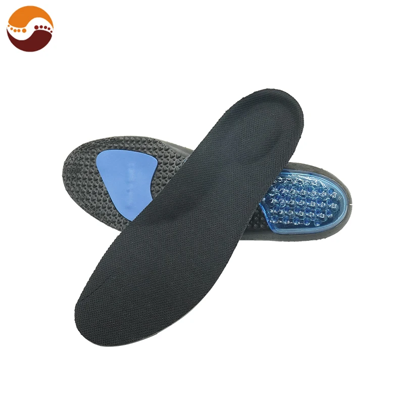 Factory direct PU Full Length  insert Air Cushion Poron Shock Absorption Insoles