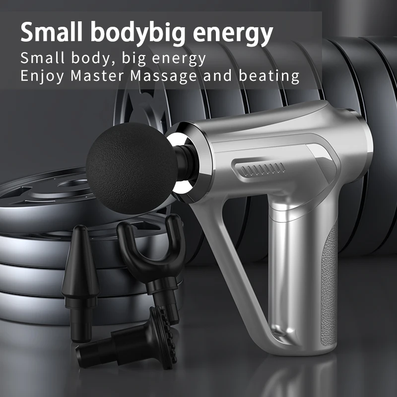 HB-008 Handheld 3200 Speed Deep Tissue Myofascial Massage Gun with Touch Screen for fascial Massagers
