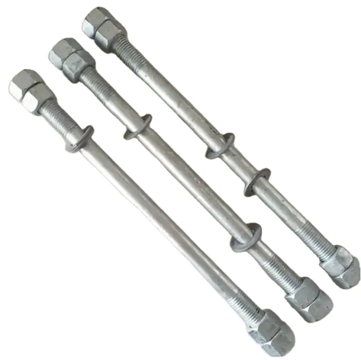 Hot Dip Galvanized Steel Electrical Bolt and Nut/ High Quality Bolt and Nut/ Fastener/ Pole Line Hardware