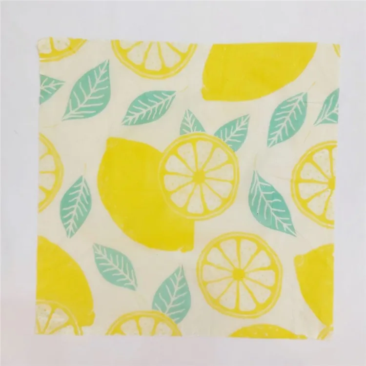 
Eco Organic Beeswax Wrap Natural Reusable Kitchen Sandwich Bee Wax Wrap 