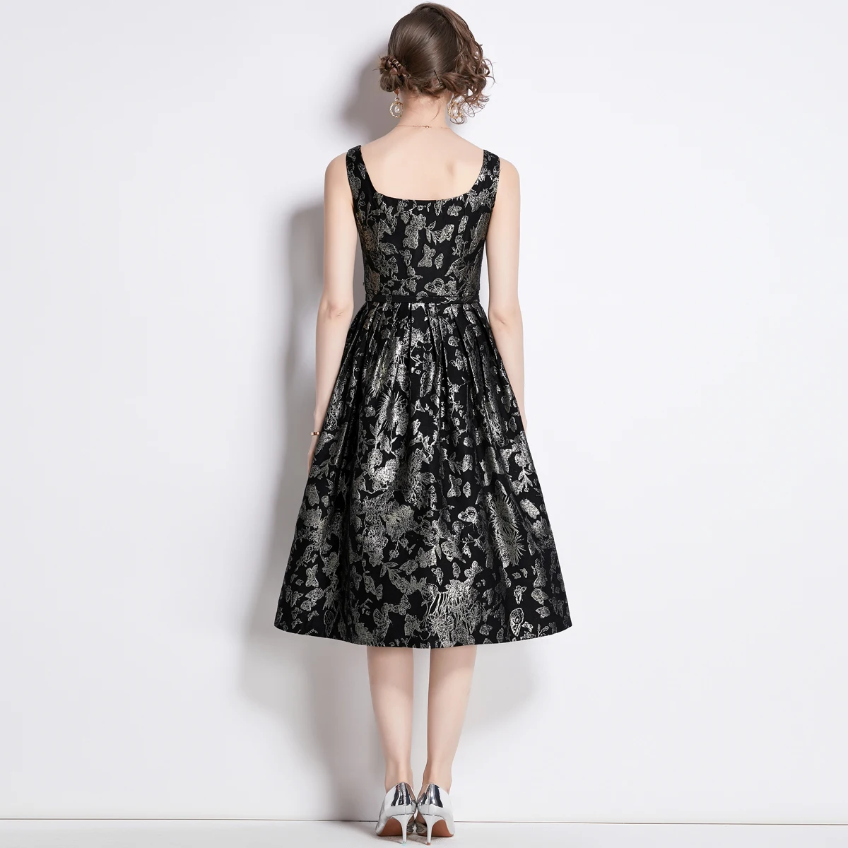 1629-98-833 Clothing Manufacturers Custom Woman Clothes Wholesale Prom Apparel Elegant Vintage Lady Oem Stock Long Dresses