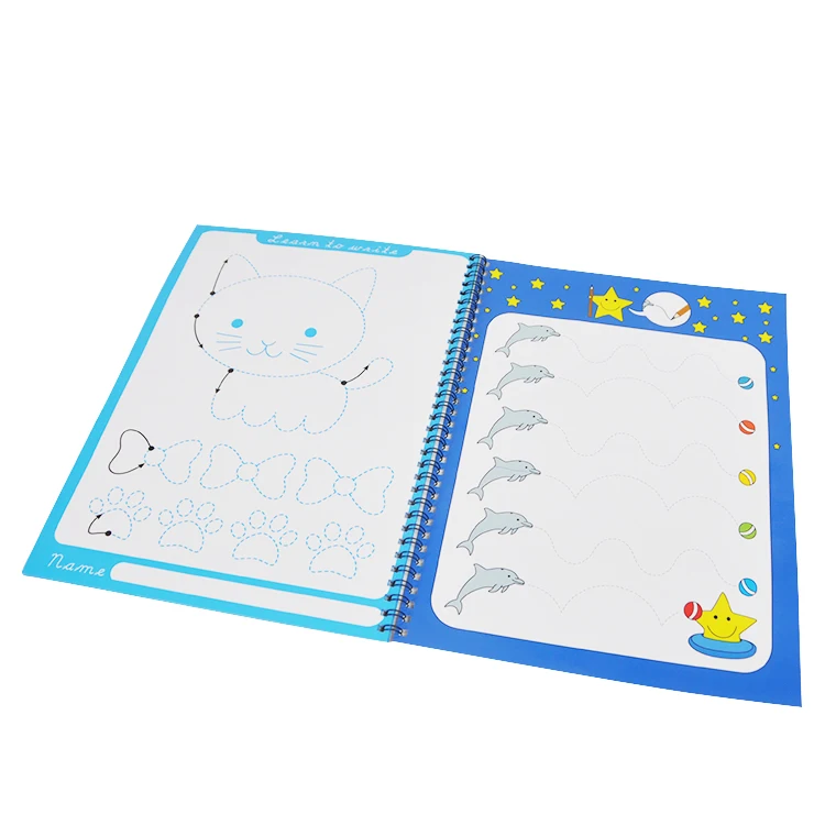 Drawing Preschool Pen Training Control Reusable Number Practice Reusable Book Workbook My First Tracing And Coloring Book