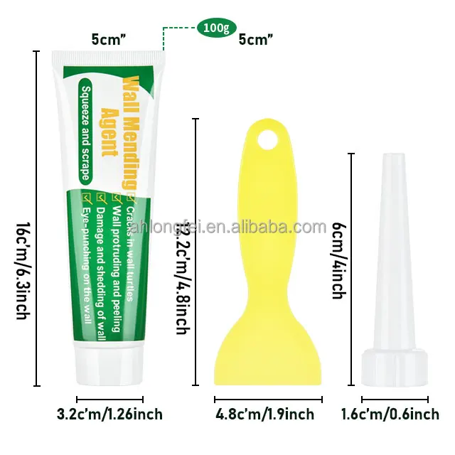 Construction Wall Mending Agent Quickly Repair Walls White Strong Hiding Power