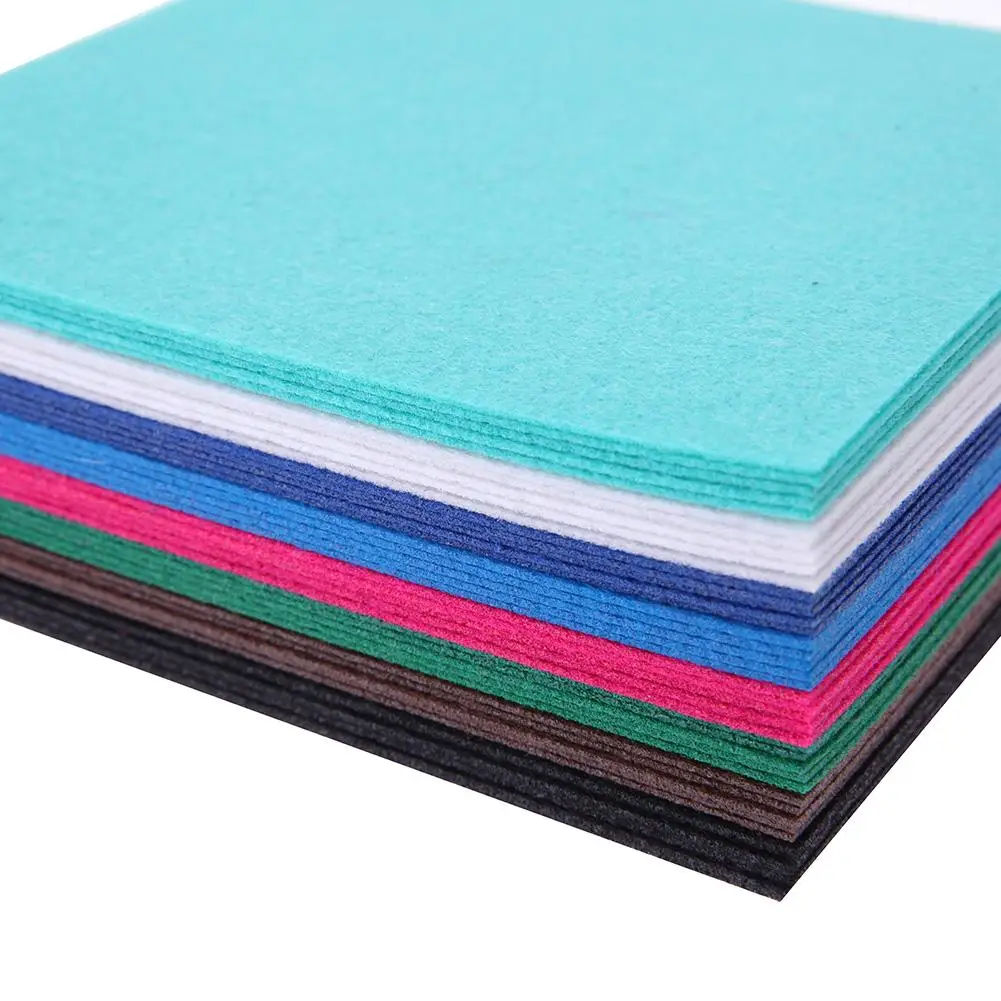 high quality  Adhesive Soft Wool Sheet Polyester Non Woven Felt Fabric