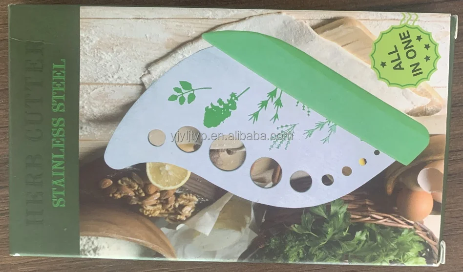 9 Holes Stainless Steel Kitchen Herb Leaf Stripping Tool Loose Leaf Kale Razor Herb Cutter Peeler Cutter for Chard Herb Stripper