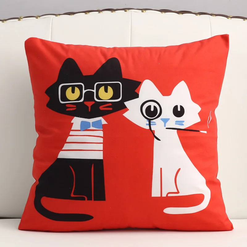 Quality assured Home decor mat printed throw pillow can be customized size fabric