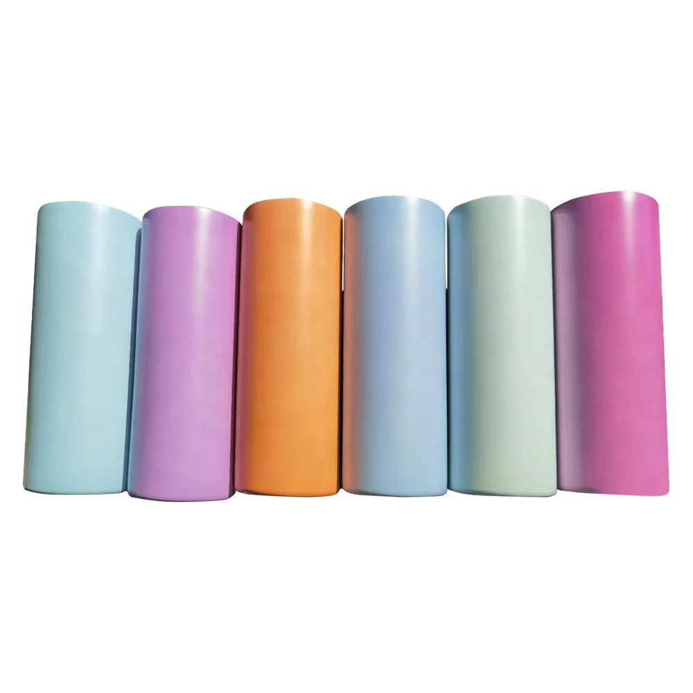 US warehouse  20oz Uv color changing stainless steel straight sublimation tumbler