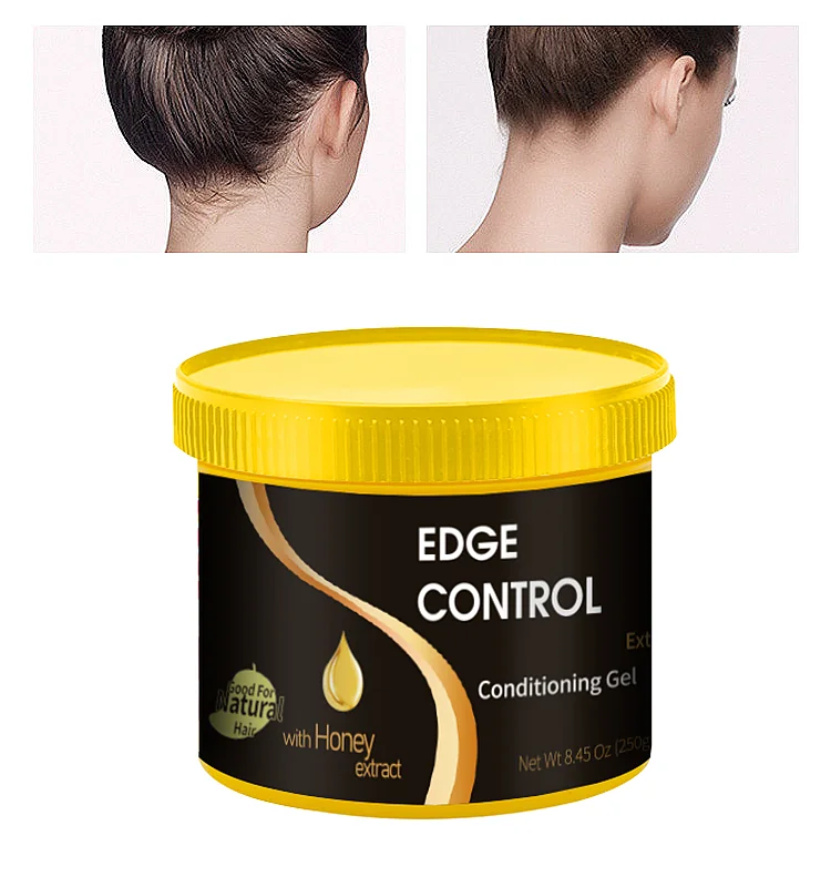 Customized Edge Control Vegan Men Organic Strong Hold Styling Hair Wax Wholesale Vendor Max Hold Edge Control