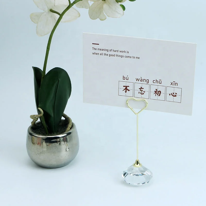 YS1233 оптовая продажа 2022, новинка, металлический держатель в форме сердца с кристаллами и стразами, подставка для фото, визитных и именных заметок, держатель для записей