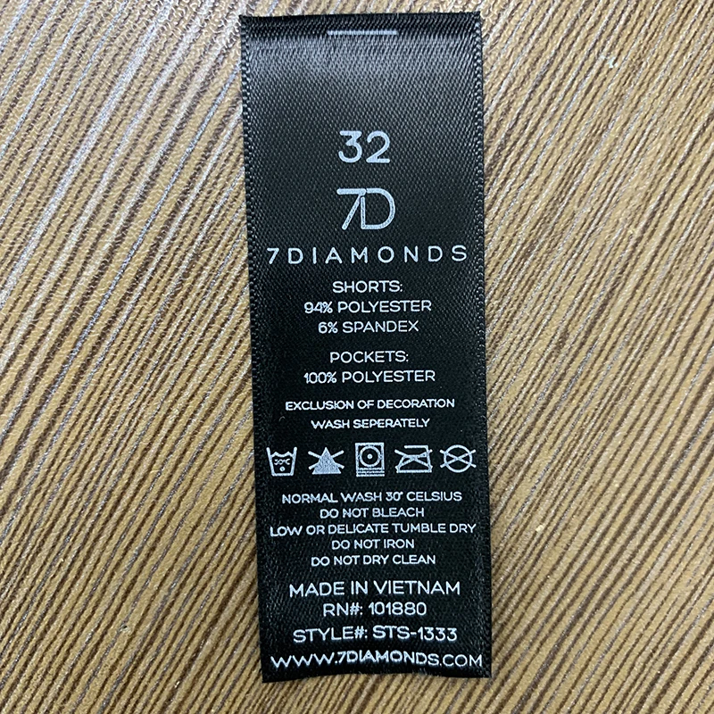 High-quality Customized Clothing Label,Washing Mark,Size Label