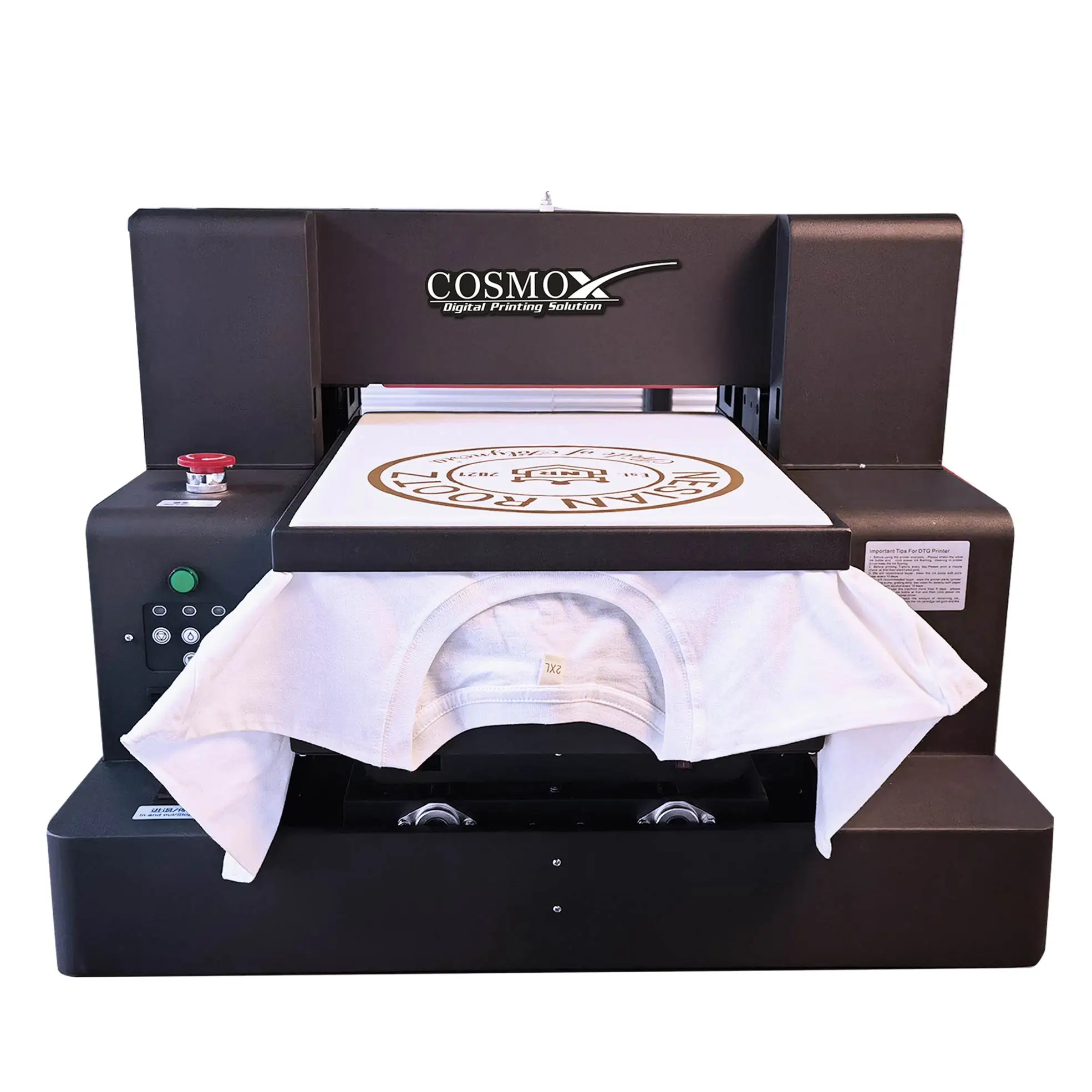 A3 A4 desktop dtg printer with single head for printing garments directly