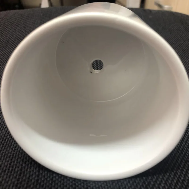 sublimation ceramic small flower pot Christmas decorative flower pot,small white flower pot