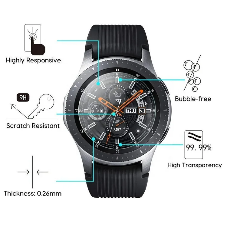 Защитная пленка из закаленного стекла для Samsung Galaxy Watch 46