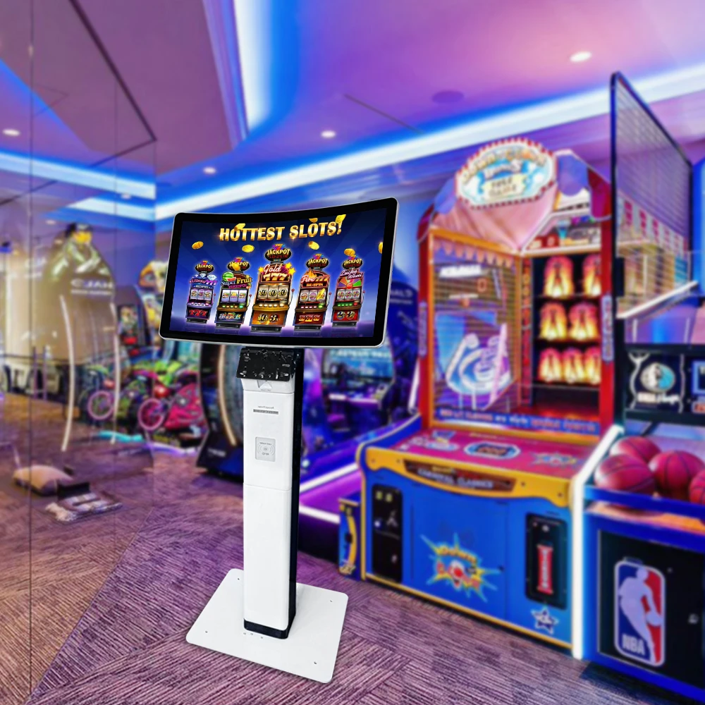 23.6/32' Vertical Screen Automatic Cashless Payment Machine High Brightness Touch Screen Panel Kiosk Self Service Machine