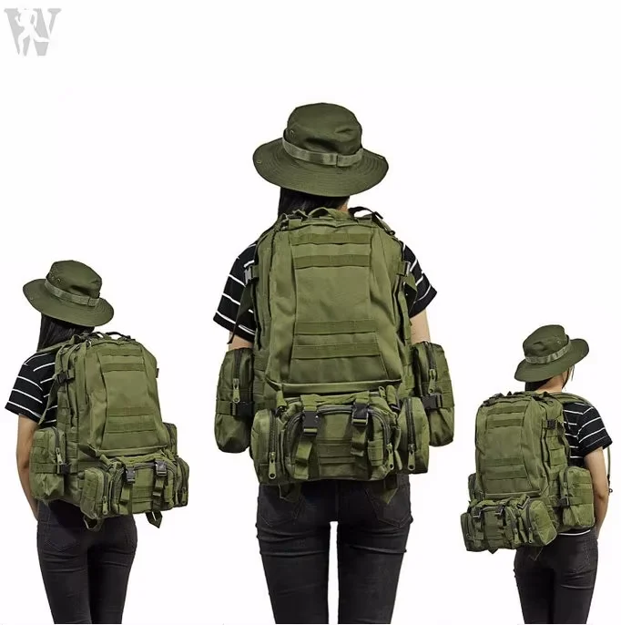 Top Quality 1000d Cordura Nylon Outdoor Backpack Tactical Combination Bag