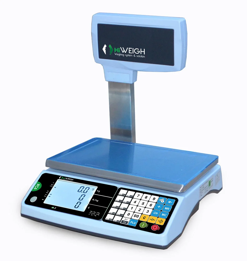 6 15 30 kg lb bascula commercial retail digital printing scale