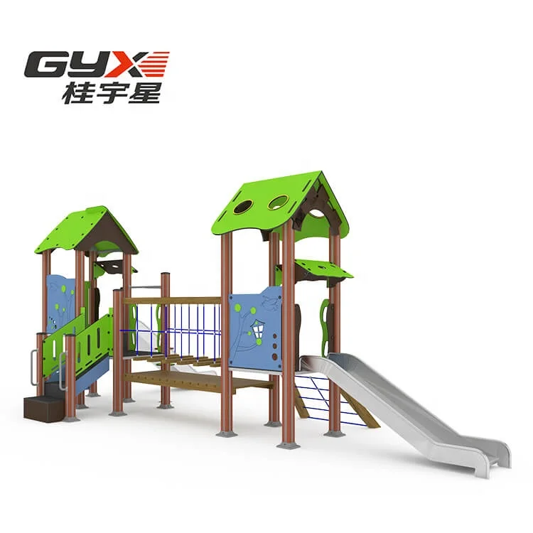 Chinese Factory Custom Kids Playsets Swing And Slide Backyard Playground Equipment