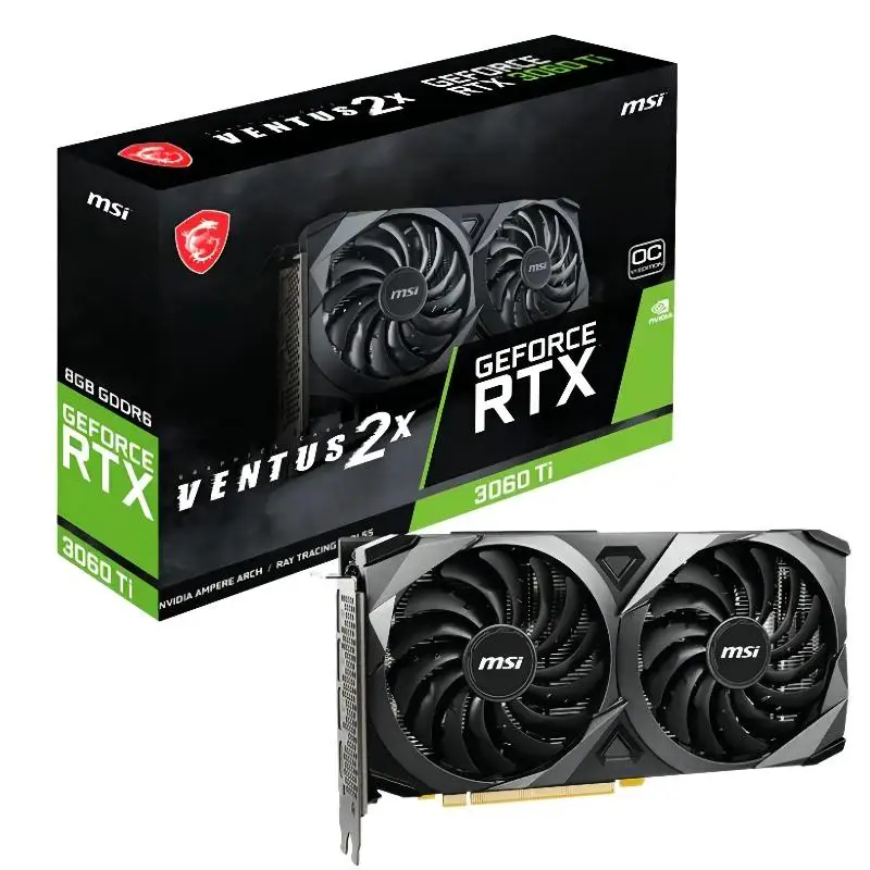 Для MSI GeForce RTX 3060 Ti VENTUS 2X 8G OCV1 LHR gpu 8 Гб компьютерная игровая Видеокарта msi rtx 3060ti