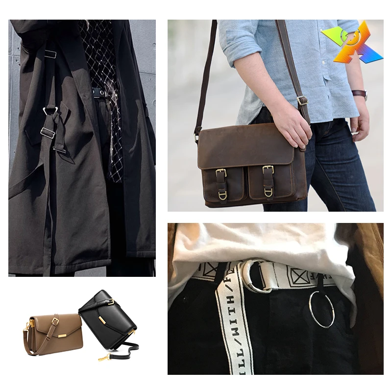 Customized gold decorative square buckles buckles for leather belt square pull square buckle belt