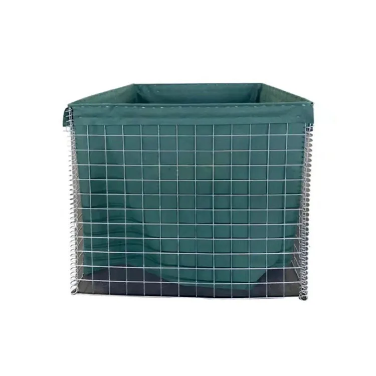 High Strength Big Sand Hesco Barrier Mil8 Itary Sandbags Defensive Barrier Hesco Bastion Dirt Filled Hesco Wall