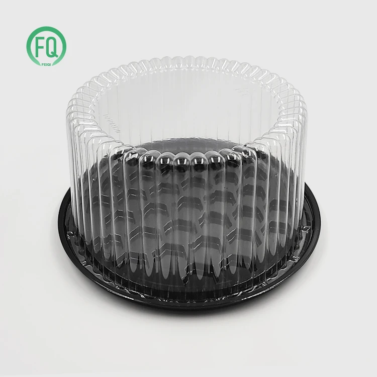 Wholesale cheaper best clear high quality packaging transparent cake box 10inch