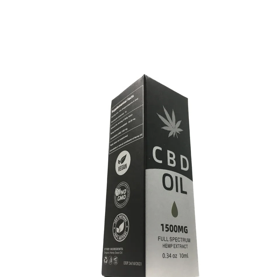 
In stock 10ml low MOQ natural organic hemp extract CBD oil for Relieve pain and help sleep 