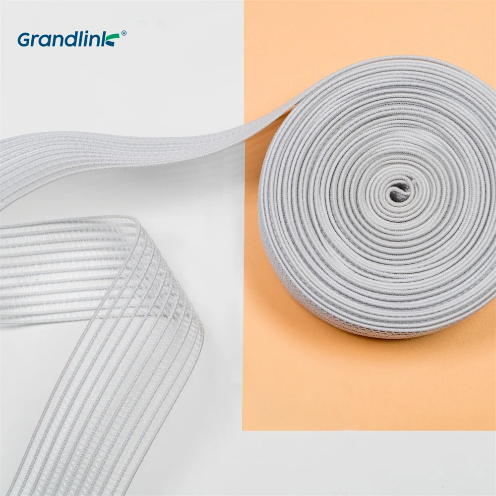 Fish Silk Ribbon High Tenacity Elastic Waistband Webbing Breathable Elastic Band For Orthopedic Corset