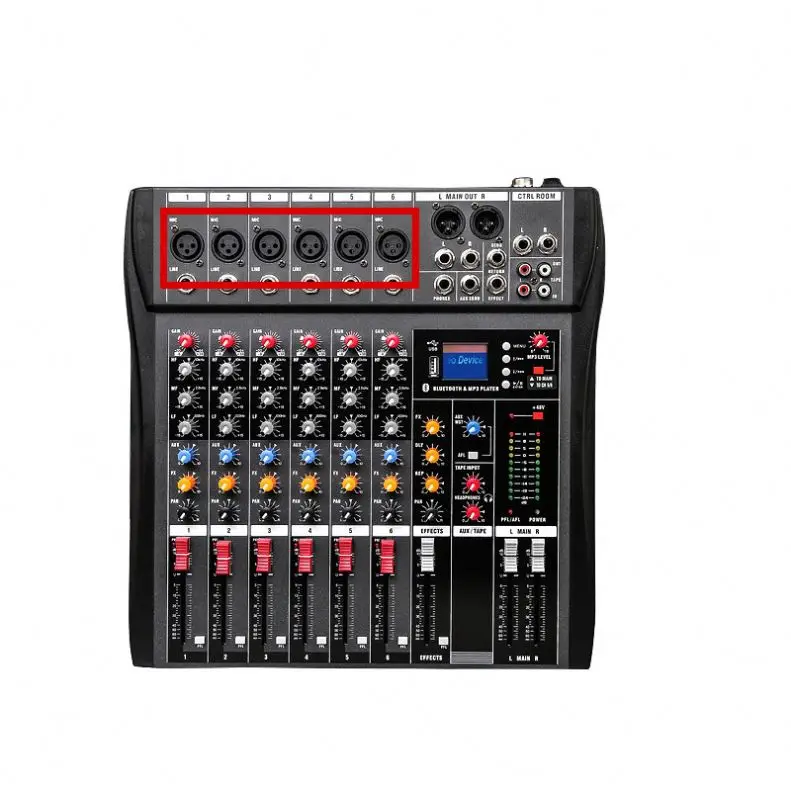 2020 New Wireless Microphone Audio Mixer Professional Sound System