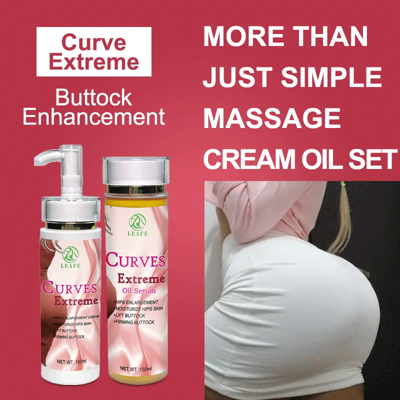 Private Label Hips And Butts Cream And Oil Set Ultimate Maca Butt And Hips Enlargement Cream Butt Enlargement Oil Cream Set