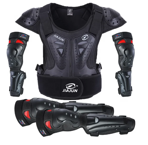 Outdoor hard shell protective suit Adult biker rider gear Breathable anti-fall elbow and knee armor combination wholesale