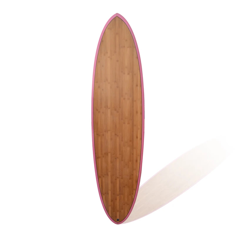 Wood Veneer Epoxy Surfboards Made in China Wooden Fish Tail Surf Board