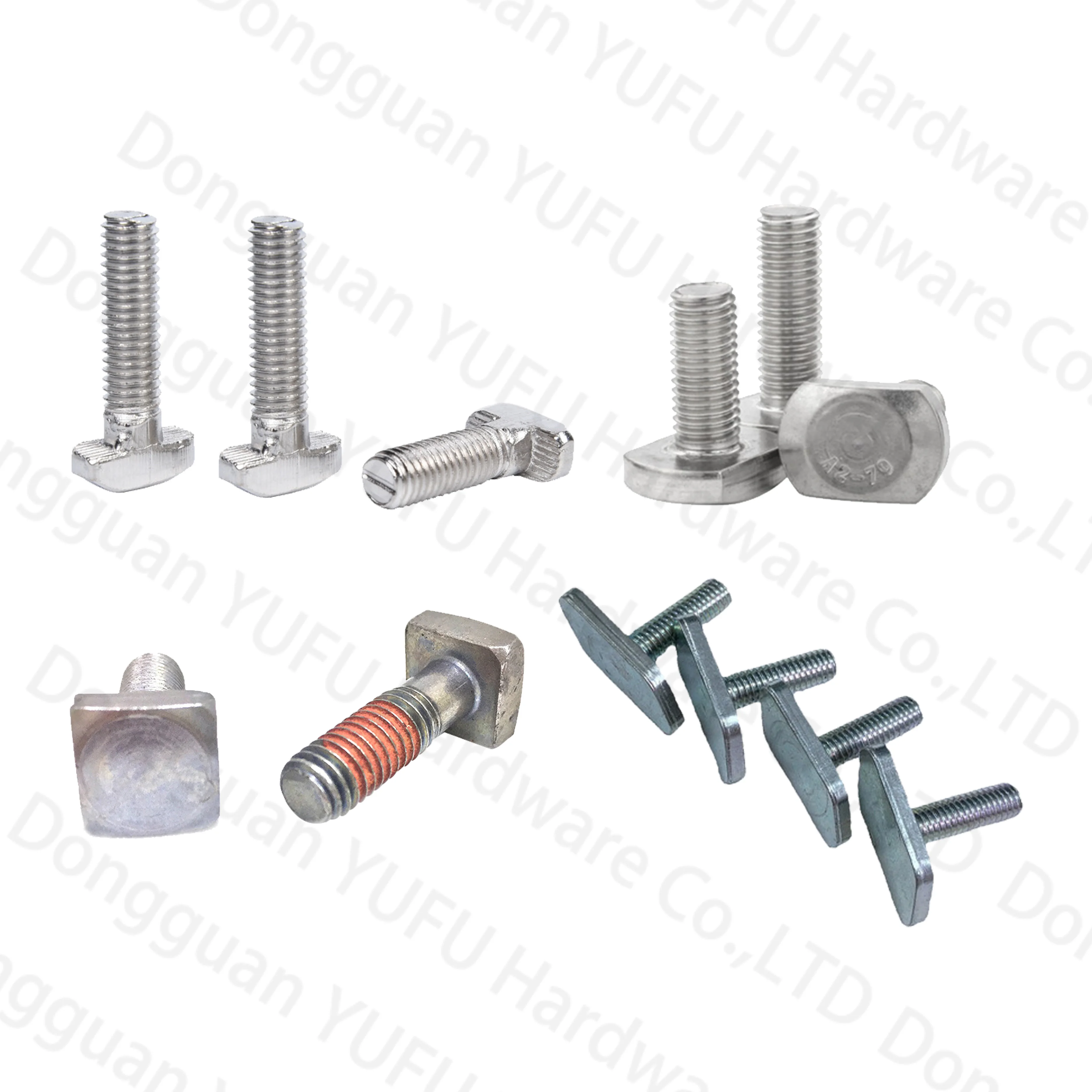 High Quality Customized Carbon Steel Zinc Black T Bolts With Locking Glue