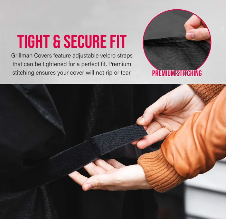 Grill BBQ Cover 600D Waterproof Gas Barbecue Covers For Weber Brinkmann Char Broil Grills