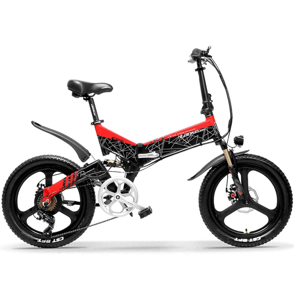 New LANKELEISI G650 Electric Bicycle 20 Inch Mountain Bike Folding Electric City Bike For Adult LANKELEISI G650 Electric Bicycle