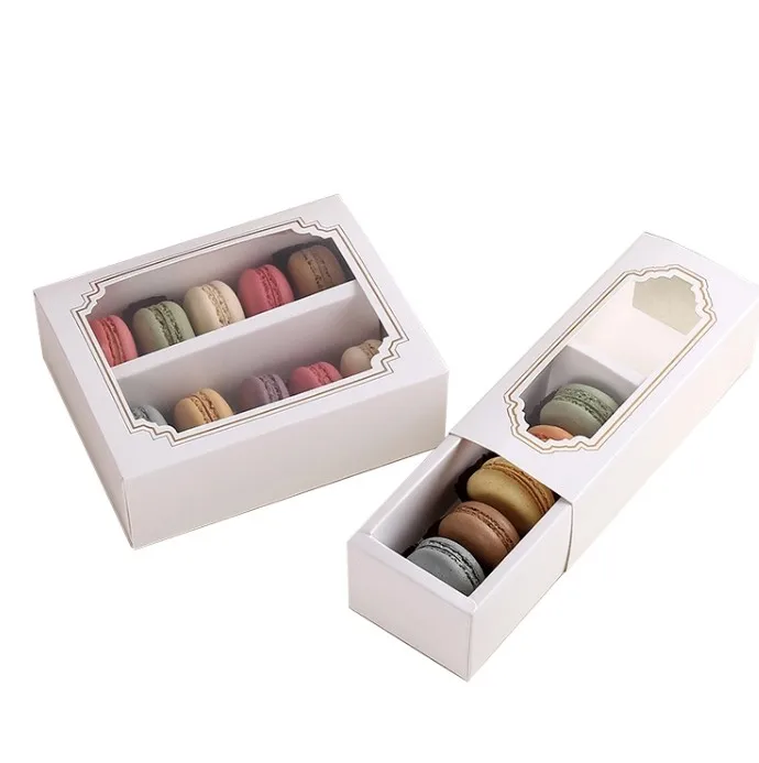 High Quality Custom Printed Eco-friendly Window Box Food Packaging Box Art Paper Recyclable Rectangular Gift Box 3-7 Work Days