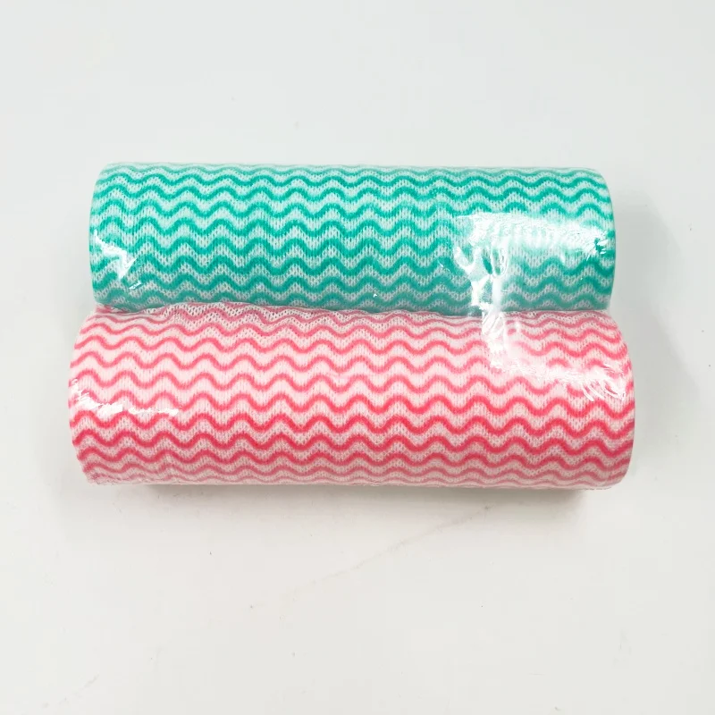 Household Nonwoven Cleaning Cloth Disposable Cleaning Cloth Nonwoven fabric Kitchen Paper Towels Roll absorbent cloths