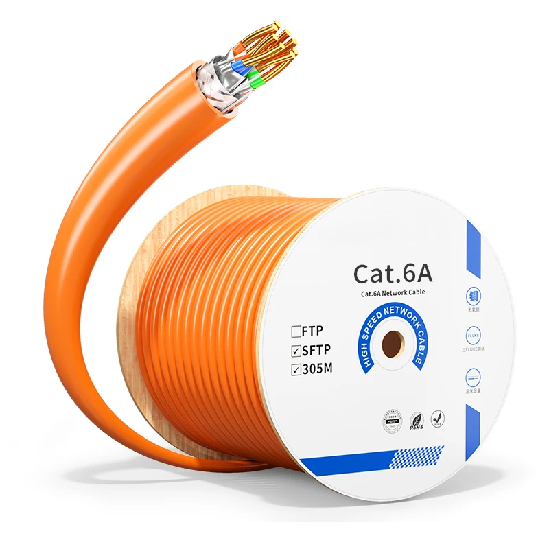 CAT6A  outdoor  cable SFTP  24agw  LAN Cable