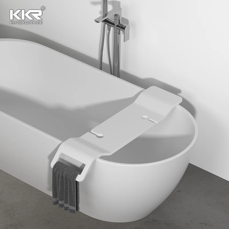 10 yrs after sales service Oval shaped modern design standalone solid surface bathtub acrylic resin stone freestanding bath tub