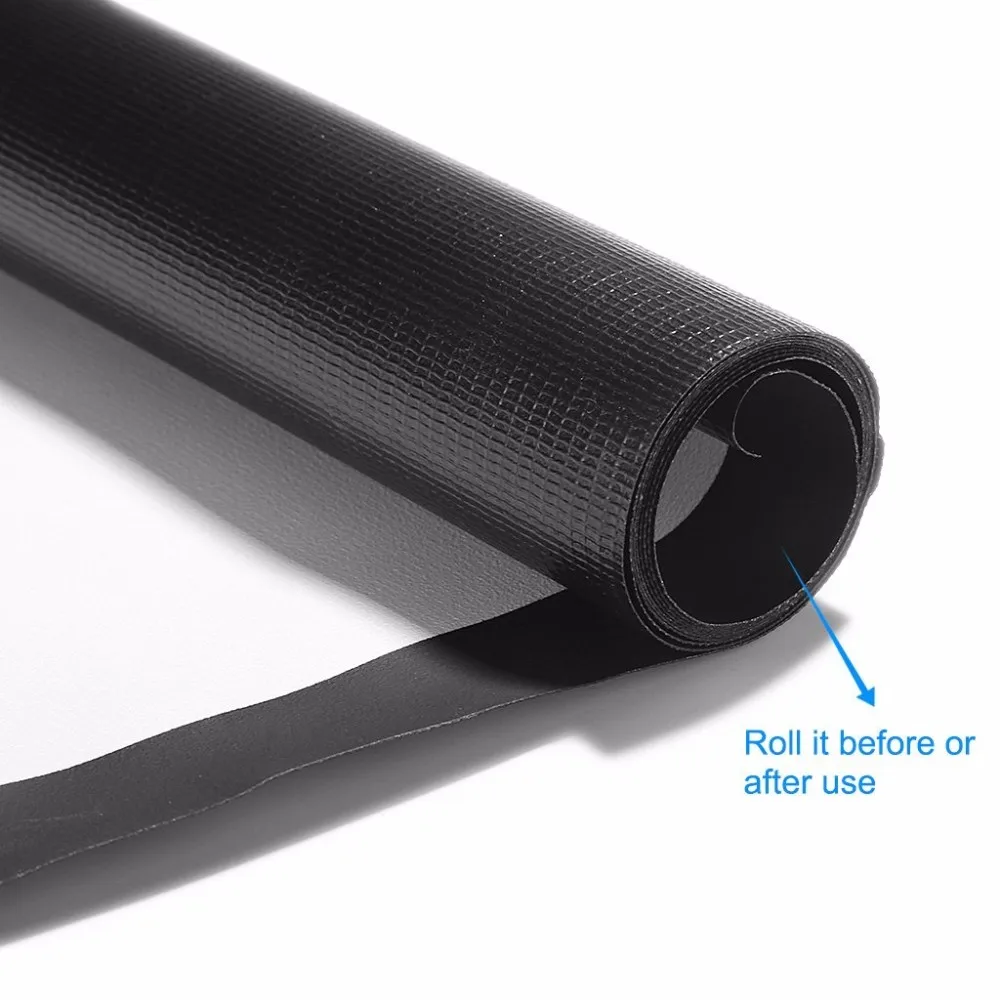 100 inch projector screen High-definition Screen Portable White Curtain proyector screen 16:9