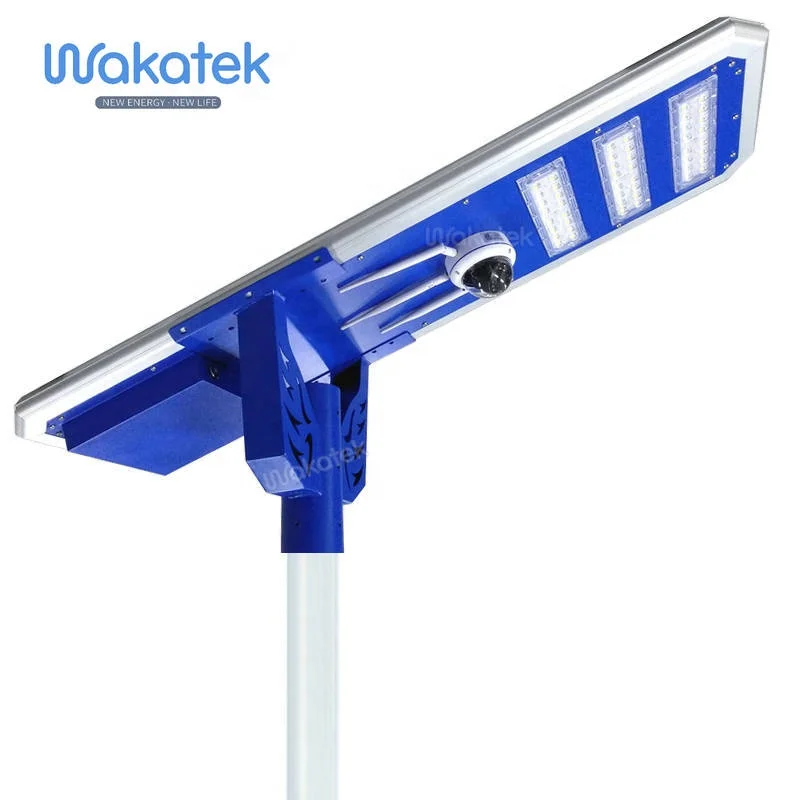 Winatek 60 Вт 4g камера ip Солнечный светодиодный фонарь для улицы все в одном солнечный уличный с