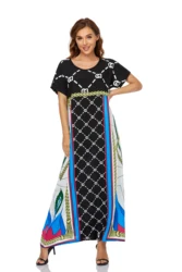 Robe Manufacturer Supply Luxury Designer Muslim Caftan Womens Dresses Womans Women Kaftan Dress Islam Islamic Clothing