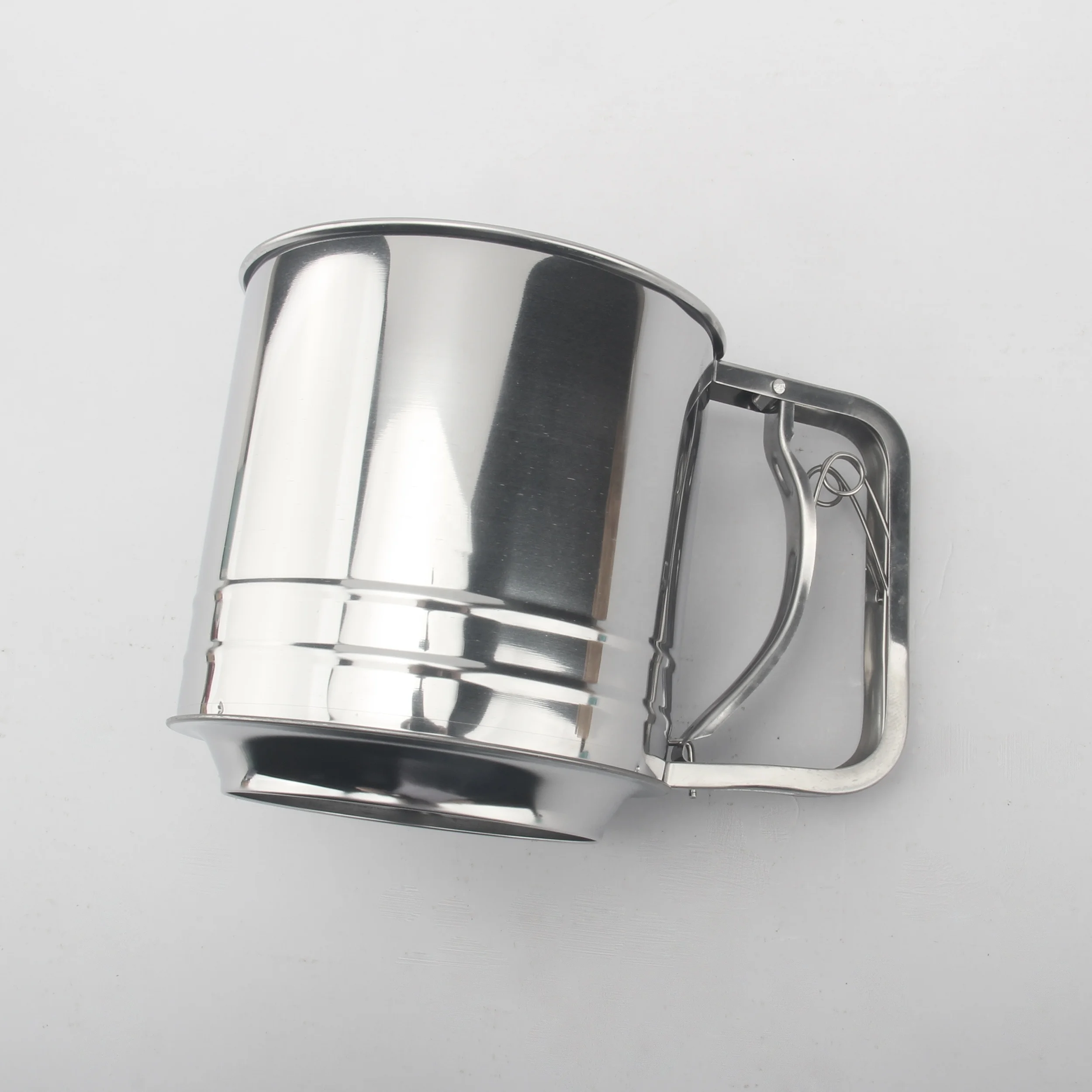 High Quality Sugar Flour Sieve 5 Cup Sifter Stainless Steel Large Sifter Flour Cup